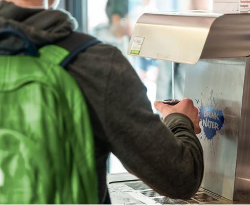 Stimuleer water drinken met meer tappunten